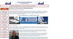 Desktop Screenshot of americansailacademy.com